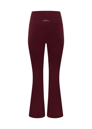 Lorna Jane Liberty Flared Leggings - Cranberry