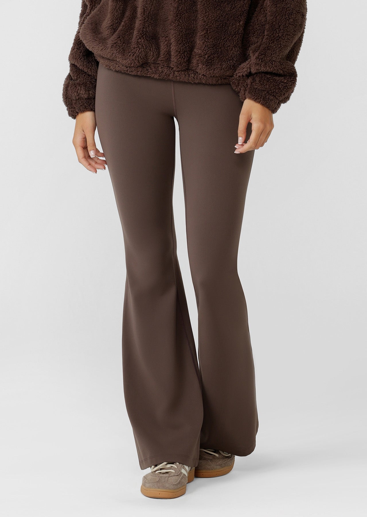 Lorna Jane Liberty Flared Leggings - Cinnamon
