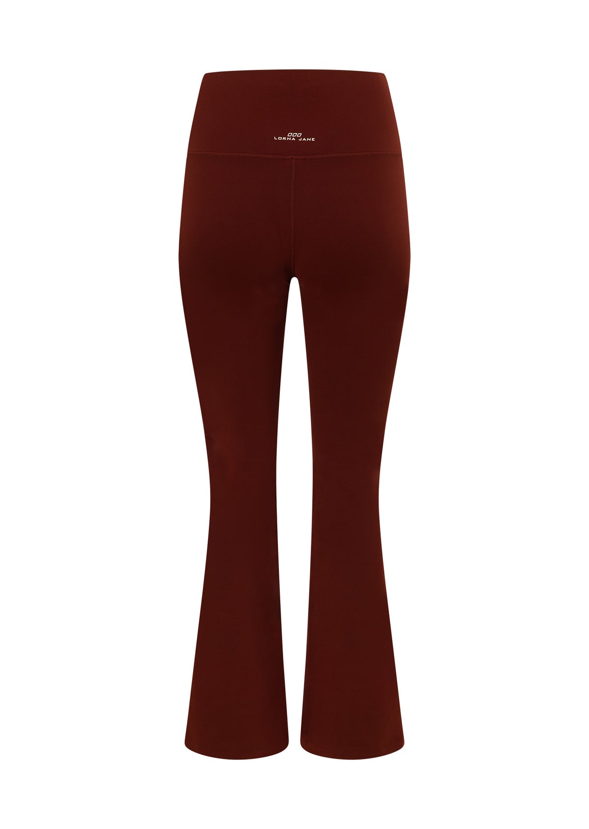 Lorna Jane Liberty Flared Leggings - Dark Ruby