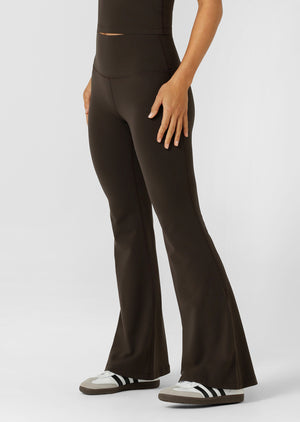 Lorna Jane Liberty Flared Leggings - Volcano