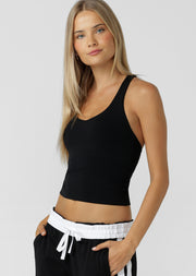 Lorna Jane Liberty Full Length Bra Tank Combo - Black