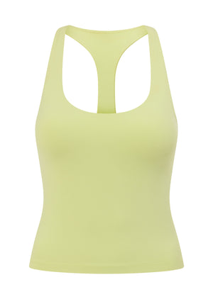 Lorna Jane Liberty Full Length Bra Tank Combo - Lime Cordial
