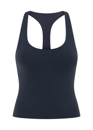 Lorna Jane Liberty Full Length Bra Tank Combo - Platinum Navy
