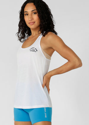 Lorna Jane Lotus Slouchy Tank - White