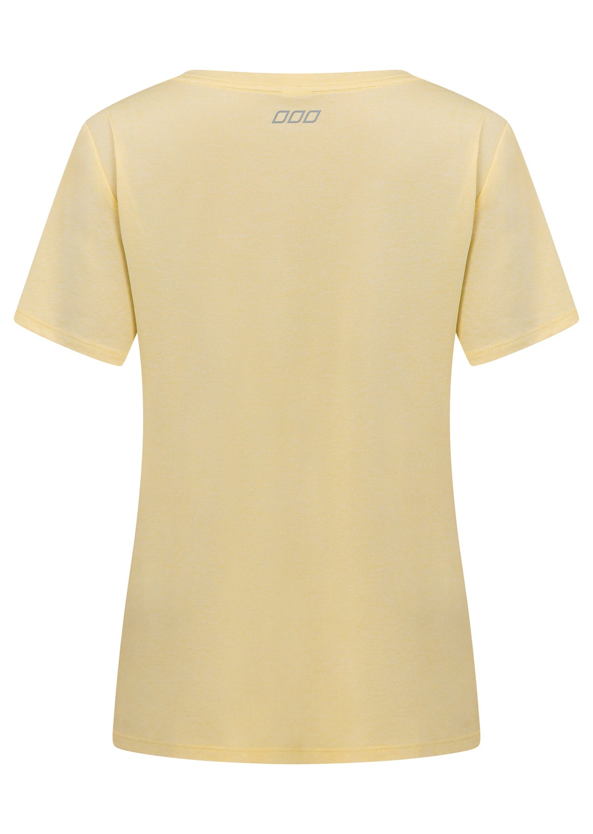 Lorna Jane Amy Dynamic Active V-Neck T-Shirt - Lemon Cream