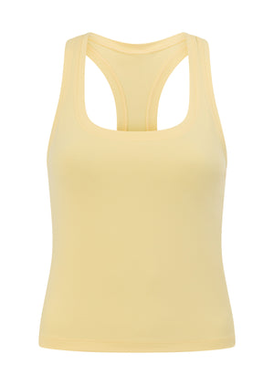 Lorna Jane Sculpt Active Tank - Butter Yellow