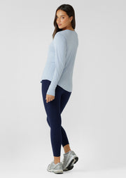 Lorna Jane Booty Lift And Support Pocket Ankle Biter Leggings - French Navy