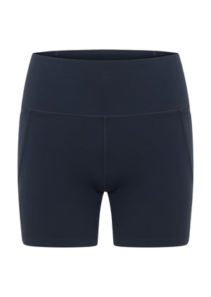 Lorna Jane Amy No Chafe Phone Pocket 14cm Bike Shorts - Platinum Navy
