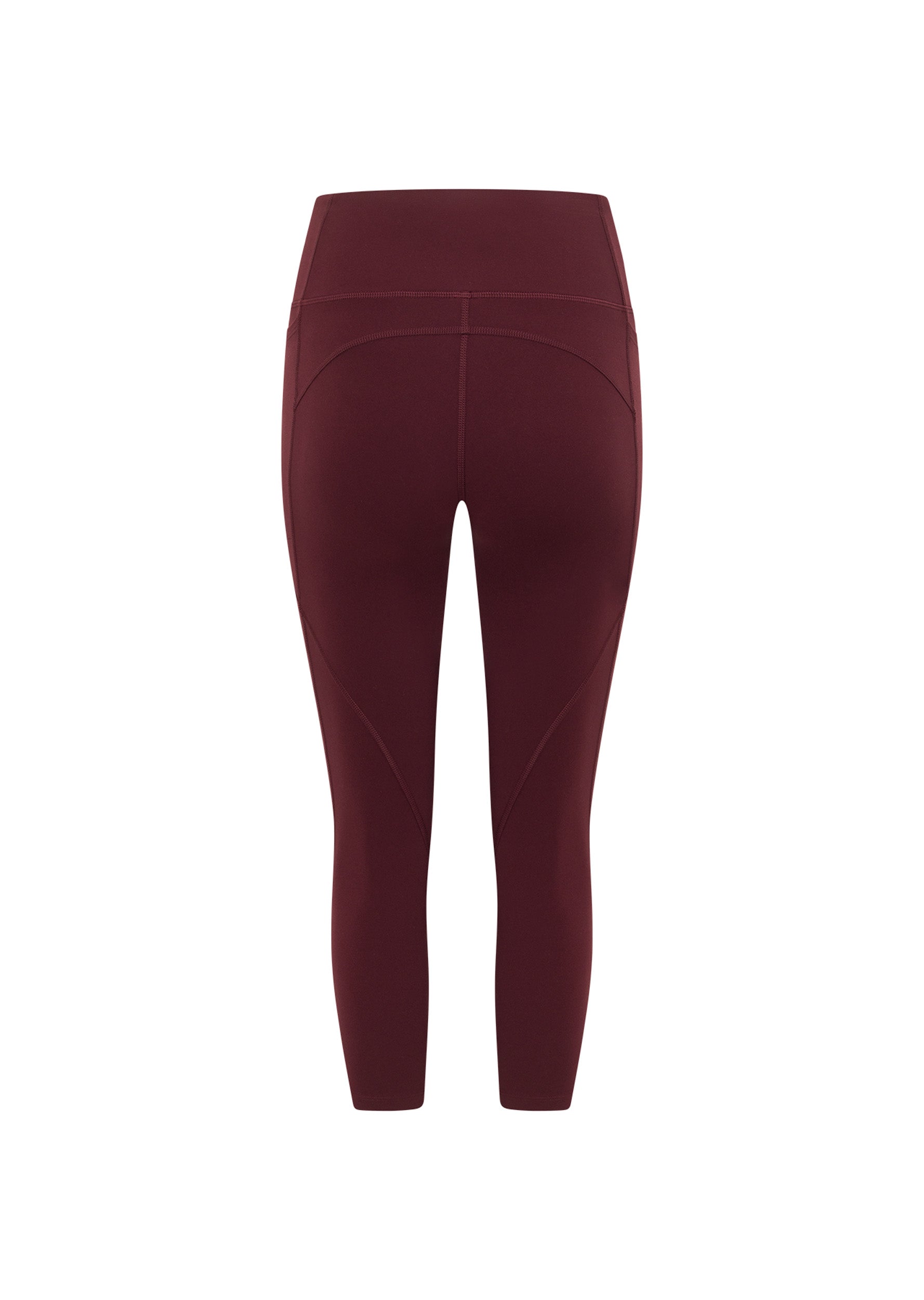 Lorna Jane Amy No Chafe Phone Pocket 7/8 Leggings - Cranberry