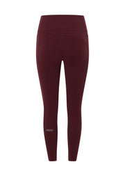 Lorna Jane Amy No Chafe Phone Pocket Ankle Biter Leggings - Cranberry