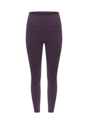 Lorna Jane Amy No Chafe Phone Pocket Ankle Biter Leggings - Midnight Plum