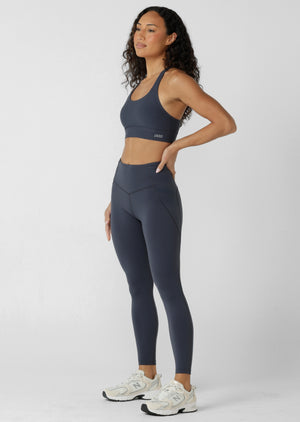 Lorna Jane Booty Lift And Support Pocket Full Length Leggings - Canyon