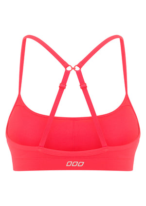 Lorna Jane Lotus Adjustable Sports Bra - Neon Watermelon