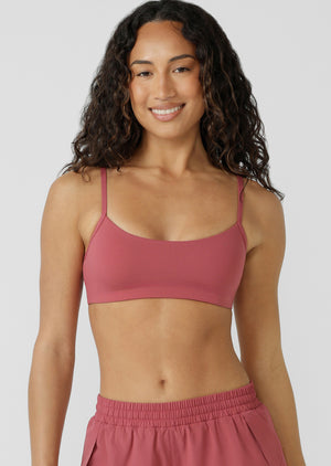Lorna Jane Lotus Adjustable Sports Bra - Raspberry Sorbet