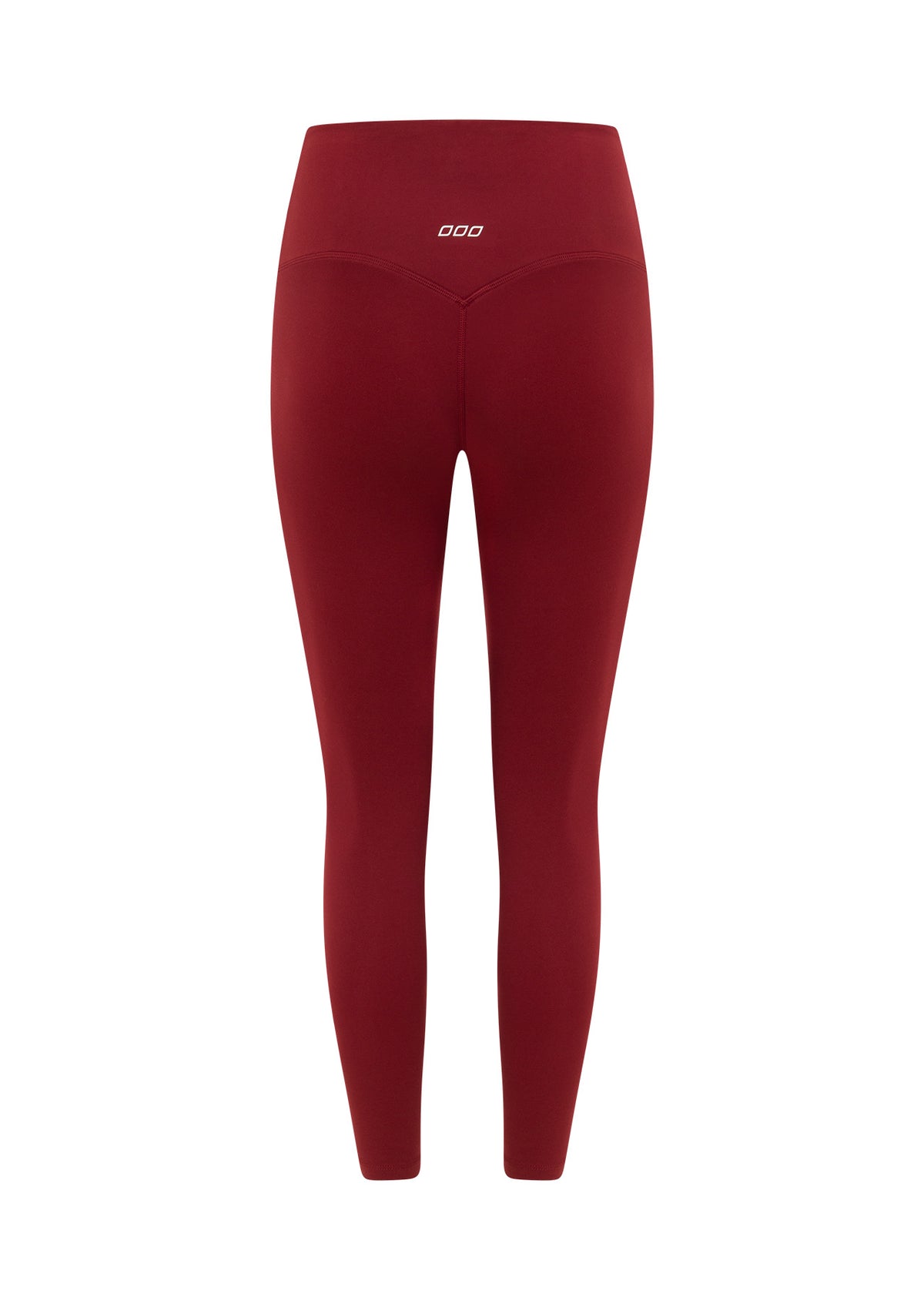 Lorna Jane Lotus Phone Pocket Ankle Biter Leggings - Cherry