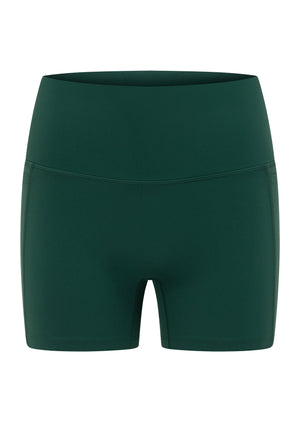 Lorna Jane Amy No Ride 2 Pocket 12cm Bike Shorts - Palmetto Green
