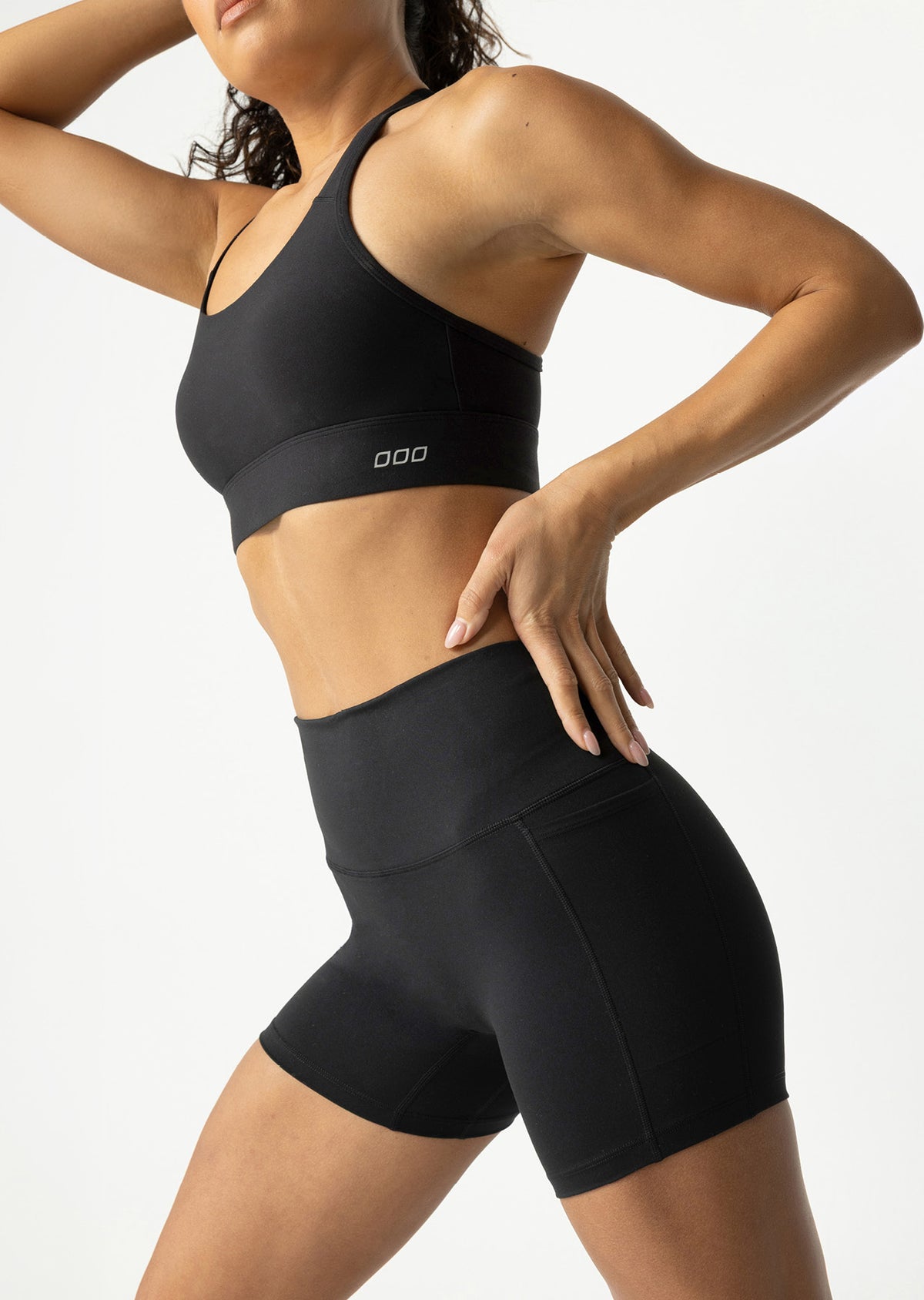 Lorna Jane Amy No Ride 2 Pocket 14cm Bike Shorts - Black