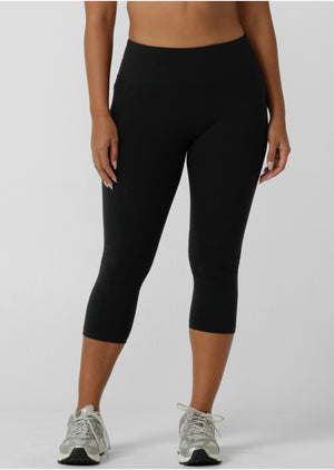 Lorna Jane Amy 2 Pocket 7/8 Leggings - Black
