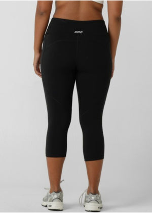 Lorna Jane Amy 2 Pocket 7/8 Leggings - Black