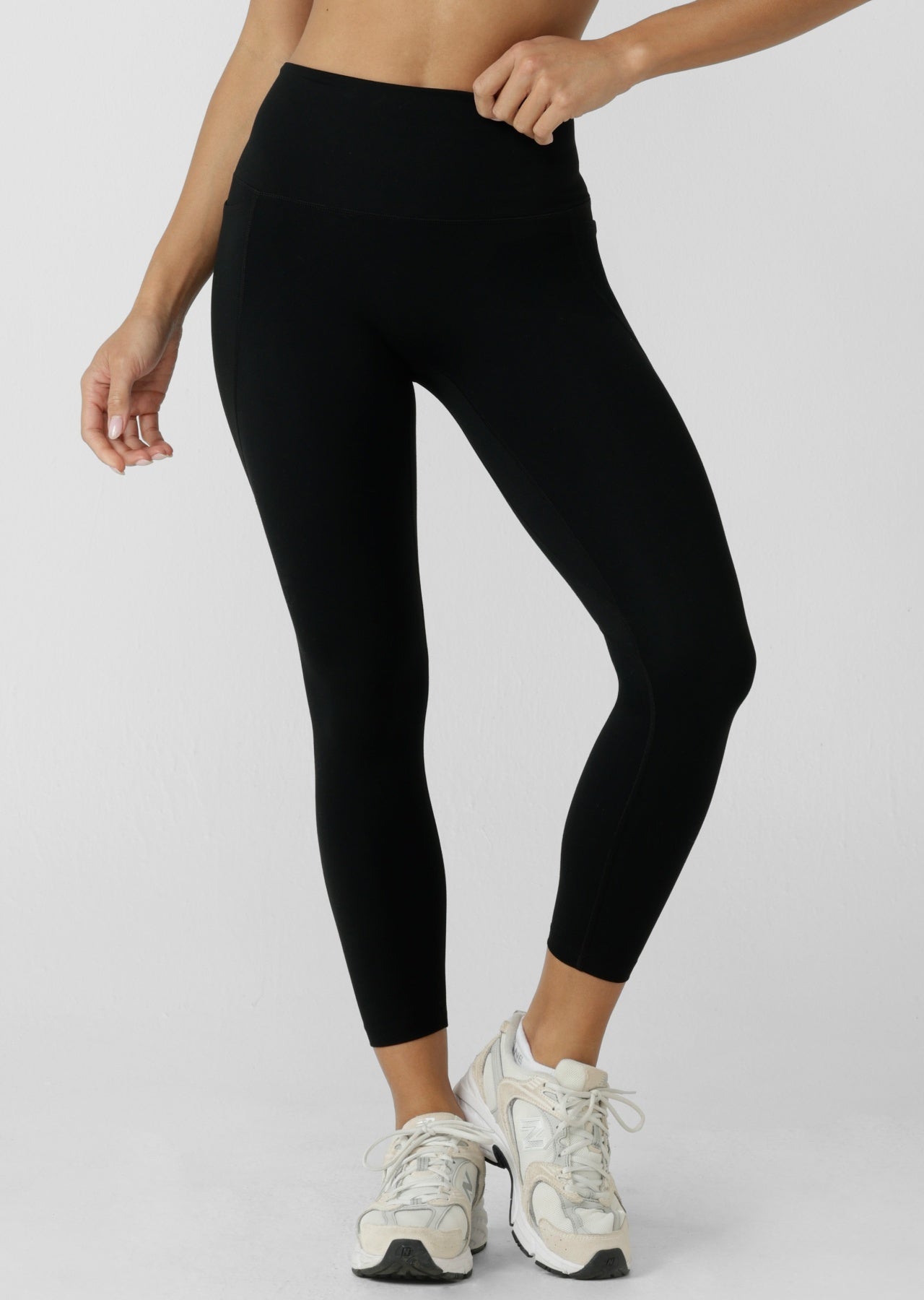 Lorna Jane Amy No Ride 2 Pocket Ankle Biter Leggings - Black