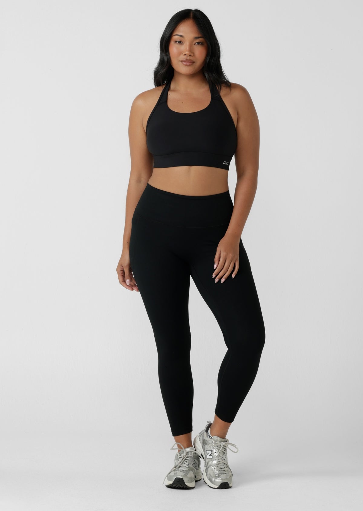 Lorna Jane Amy No Ride 2 Pocket Ankle Biter Leggings - Black