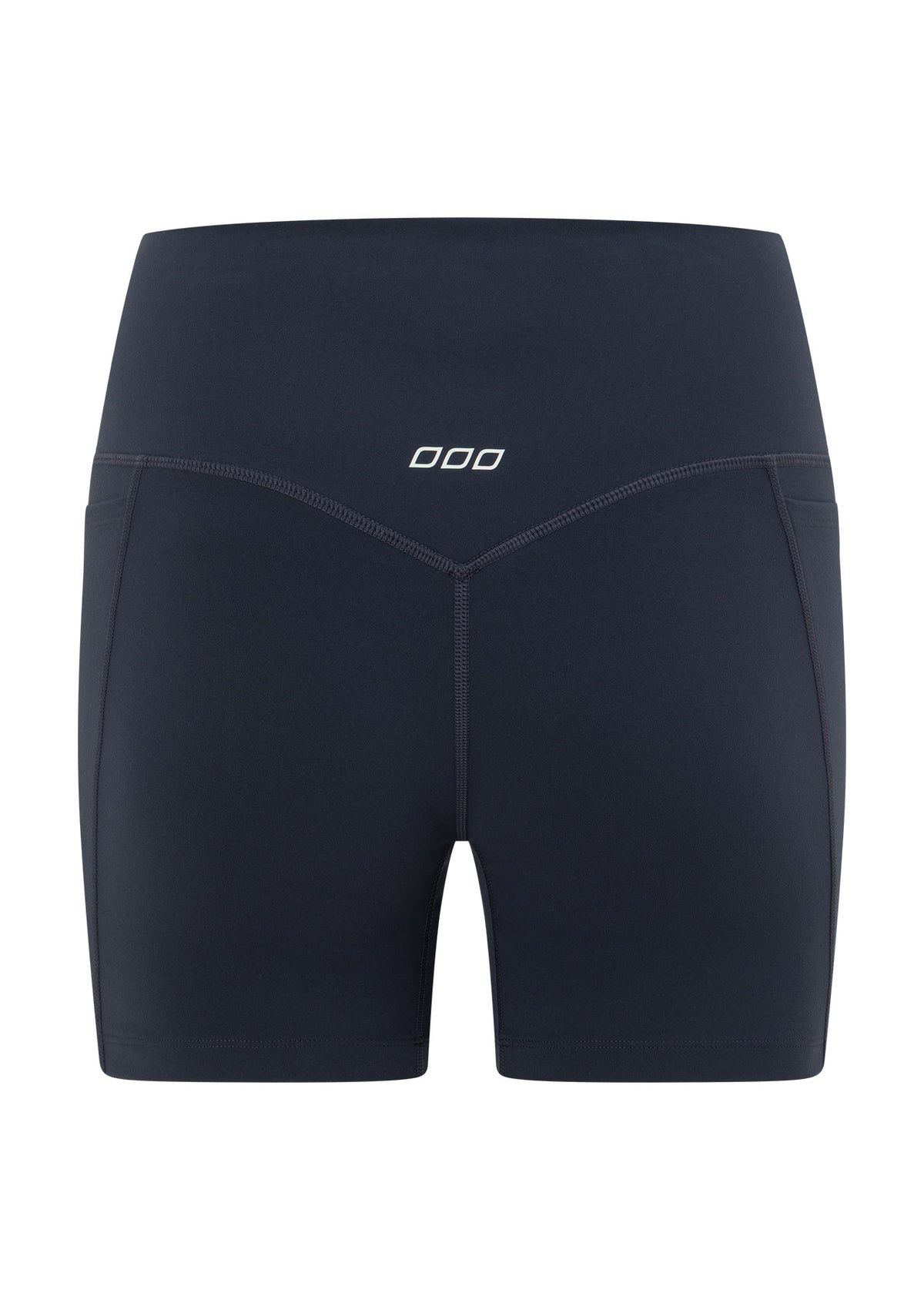 Lorna Jane Amy No Chafe 2 Pocket 14cm Bike Shorts - Platinum Navy