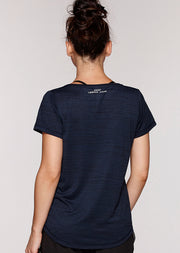 Lorna Jane Frankie Active T-Shirt - Ink Marl