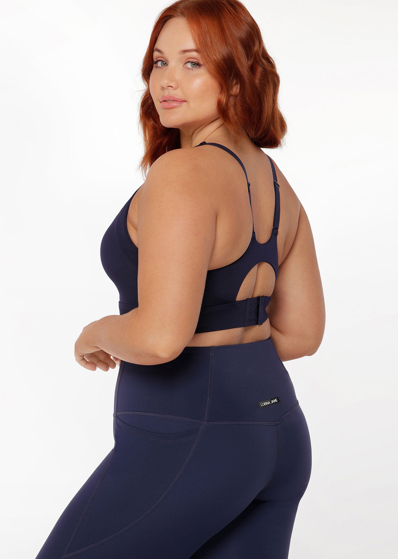 Lorna Jane Go The Distance Sports Bra - French Navy