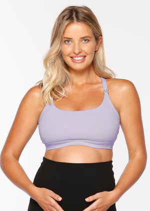 Lorna Jane LJ Nursing Bra - Pale Violet