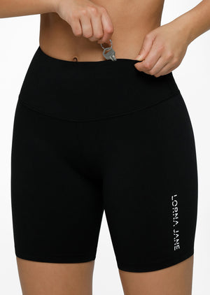 Lorna Jane Lotus 19cm Bike Shorts - Black