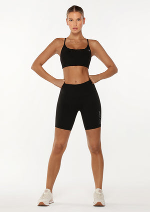 Lorna Jane Lotus 19cm Bike Shorts - Black
