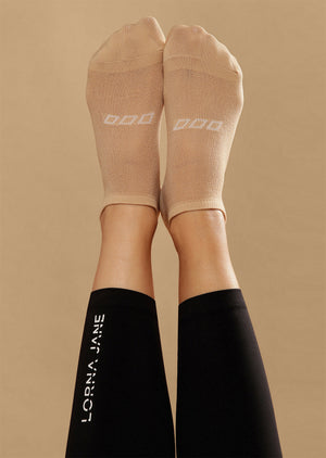Lorna Jane Secret Socks - Almond