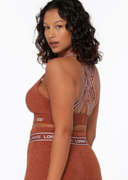 Lorna Jane Tempo Sports Bra - Washed Spice