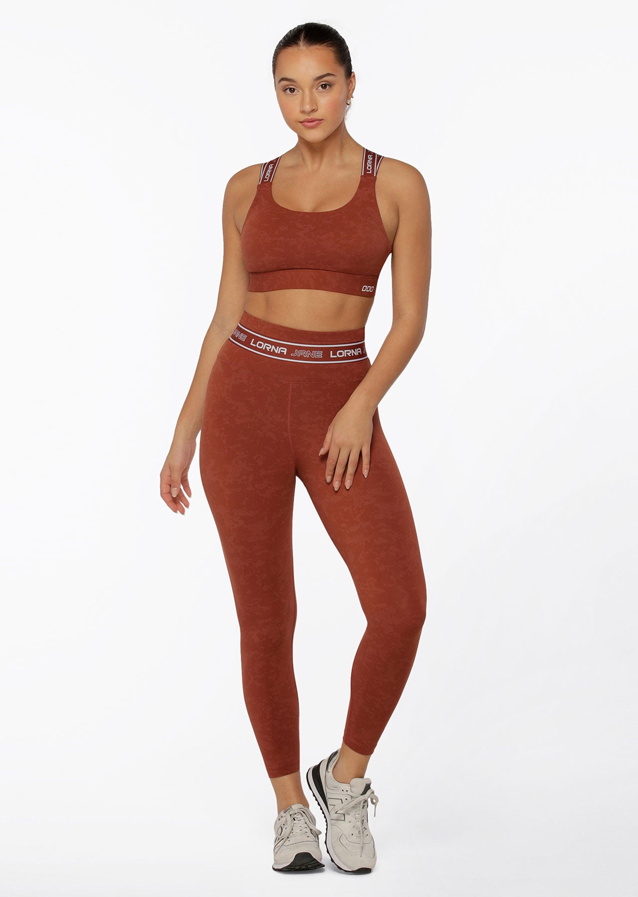 Lorna Jane Tempo Sports Bra - Washed Spice