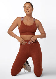 Lorna Jane Tempo Sports Bra - Washed Spice
