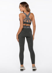 Lorna Jane Tempo Sports Bra - Washed Titanium
