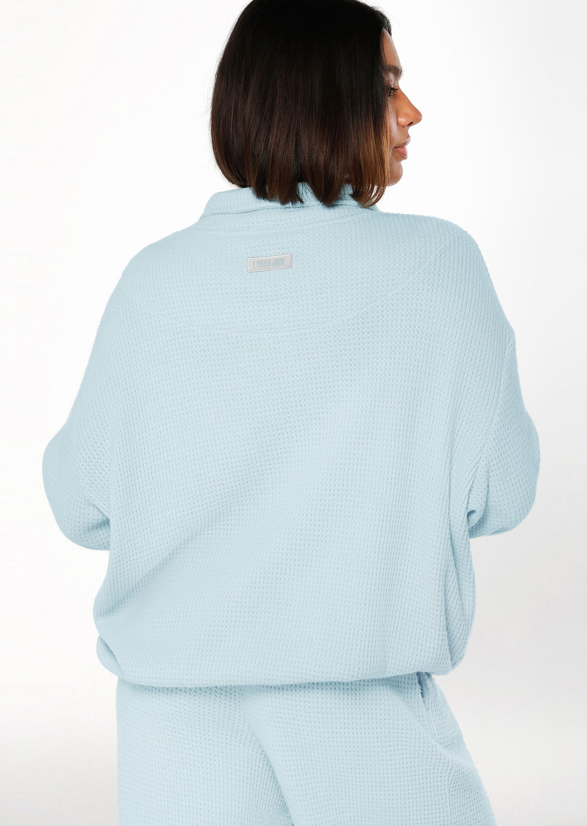 Lorna Jane Tranquility Quarter Zip Sweat - Blue Sky