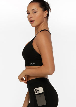 Lorna Jane Ultra Hold Sports Bra - Black