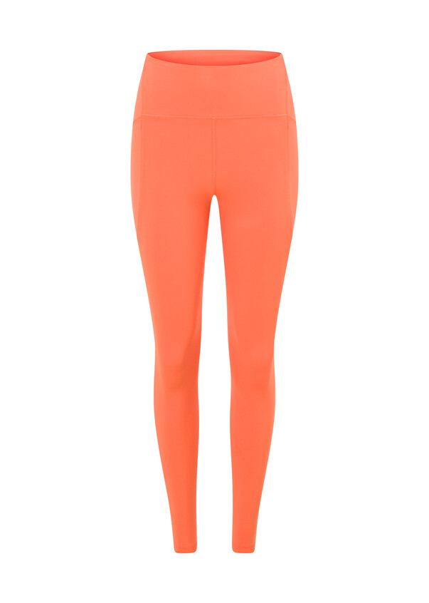 size 1X Savvi Solas Womens Leggings Orange Plus Size High Waist New