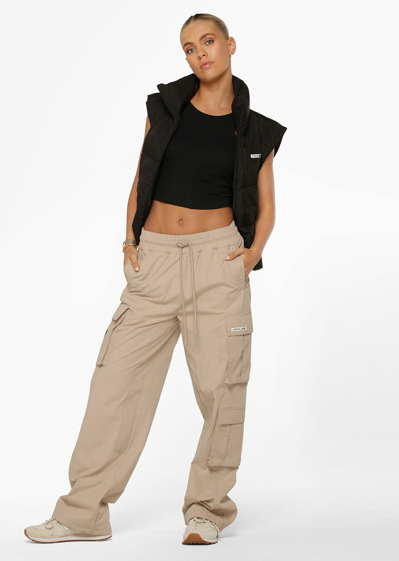 Josie High-Waisted Cargo Pants – Pynk Mannequin