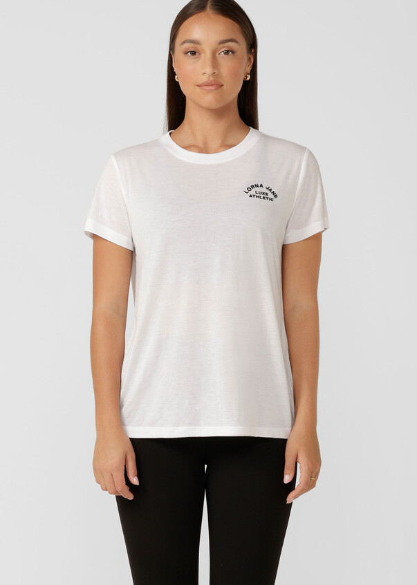 Lotus T-Shirt | White | Lorna Jane AU