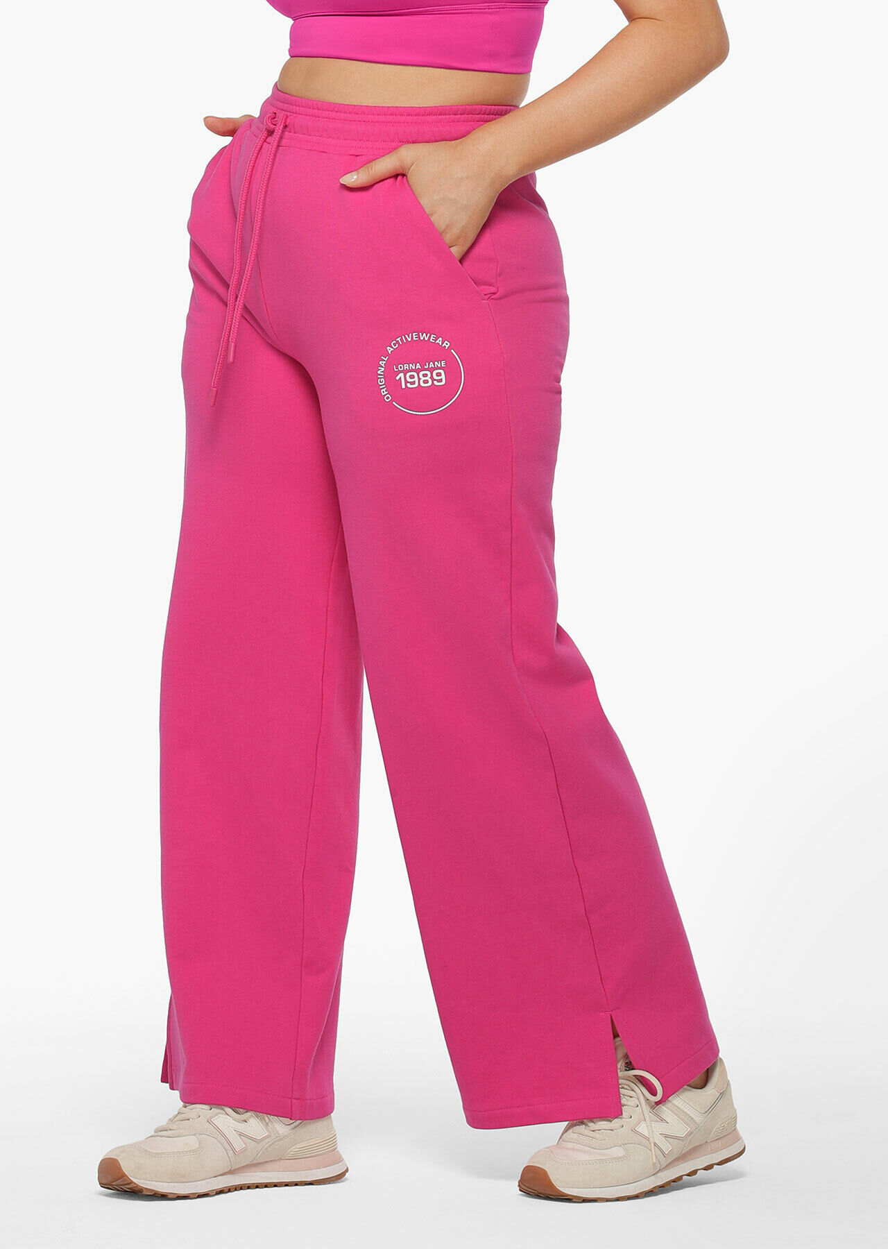 BLOSSOM PINK TRACK PANTS in pink  Palm Angels Official