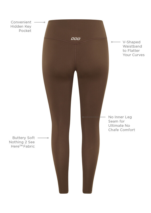 5/$25 Brown leggings-by No boundaries- size XL