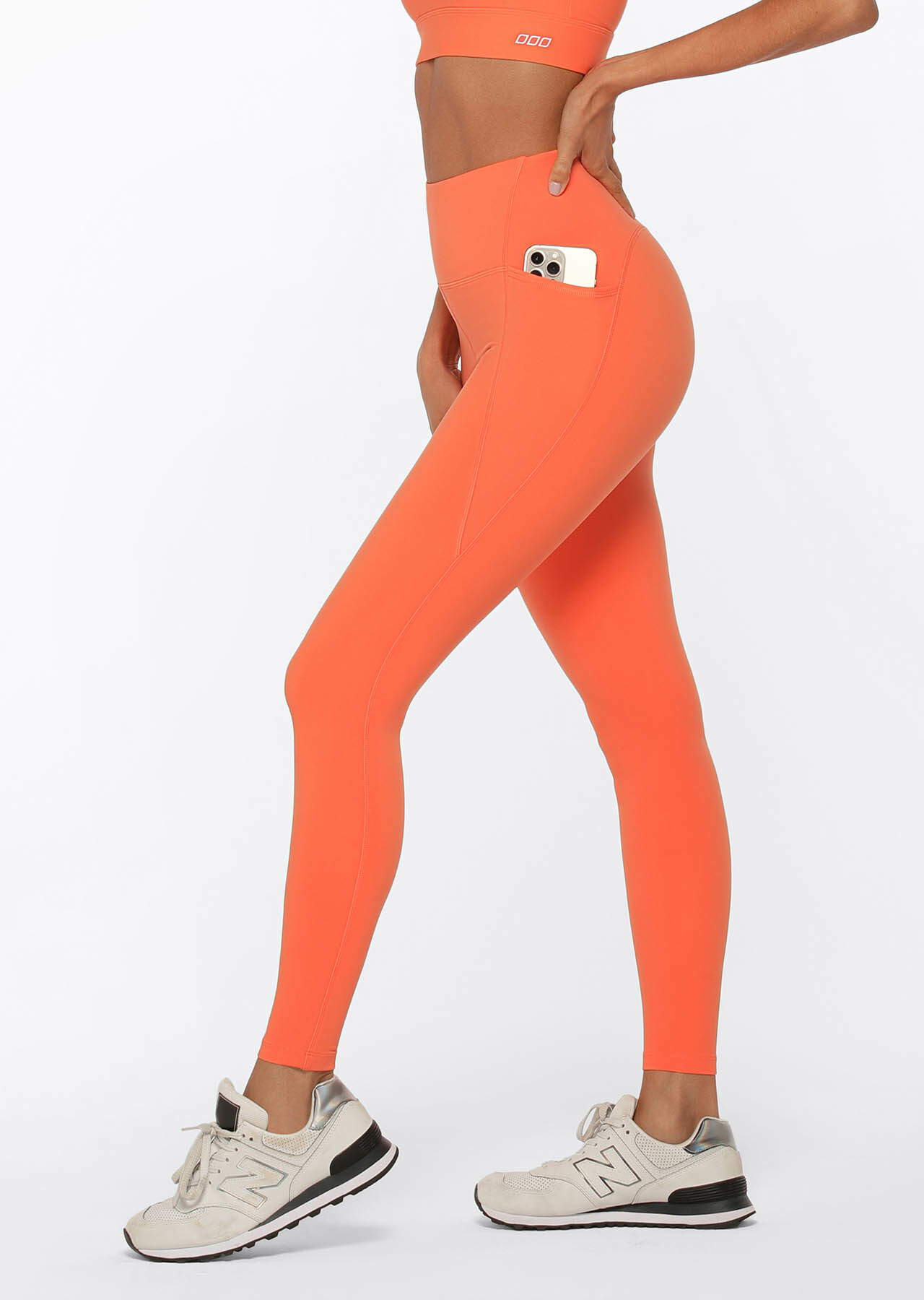 No Chafe Aloe Vera Full Length Leggings | Orange | Sale | Lorna Jane  Australia