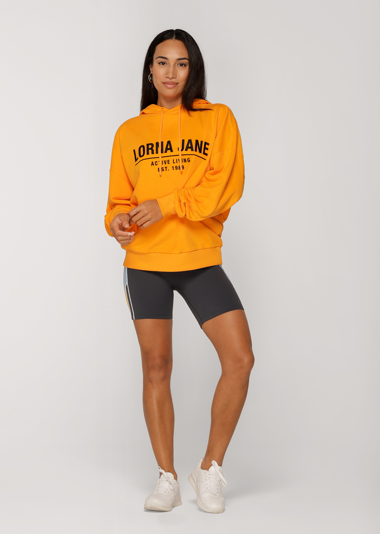 Stay Snug Oversized Hoodie | Orange | Lorna Jane AU
