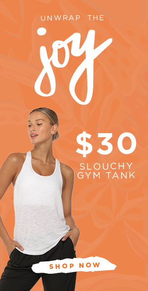 Unwrap the Gift of Joy this Christmas with $30 Slouchy Tanks